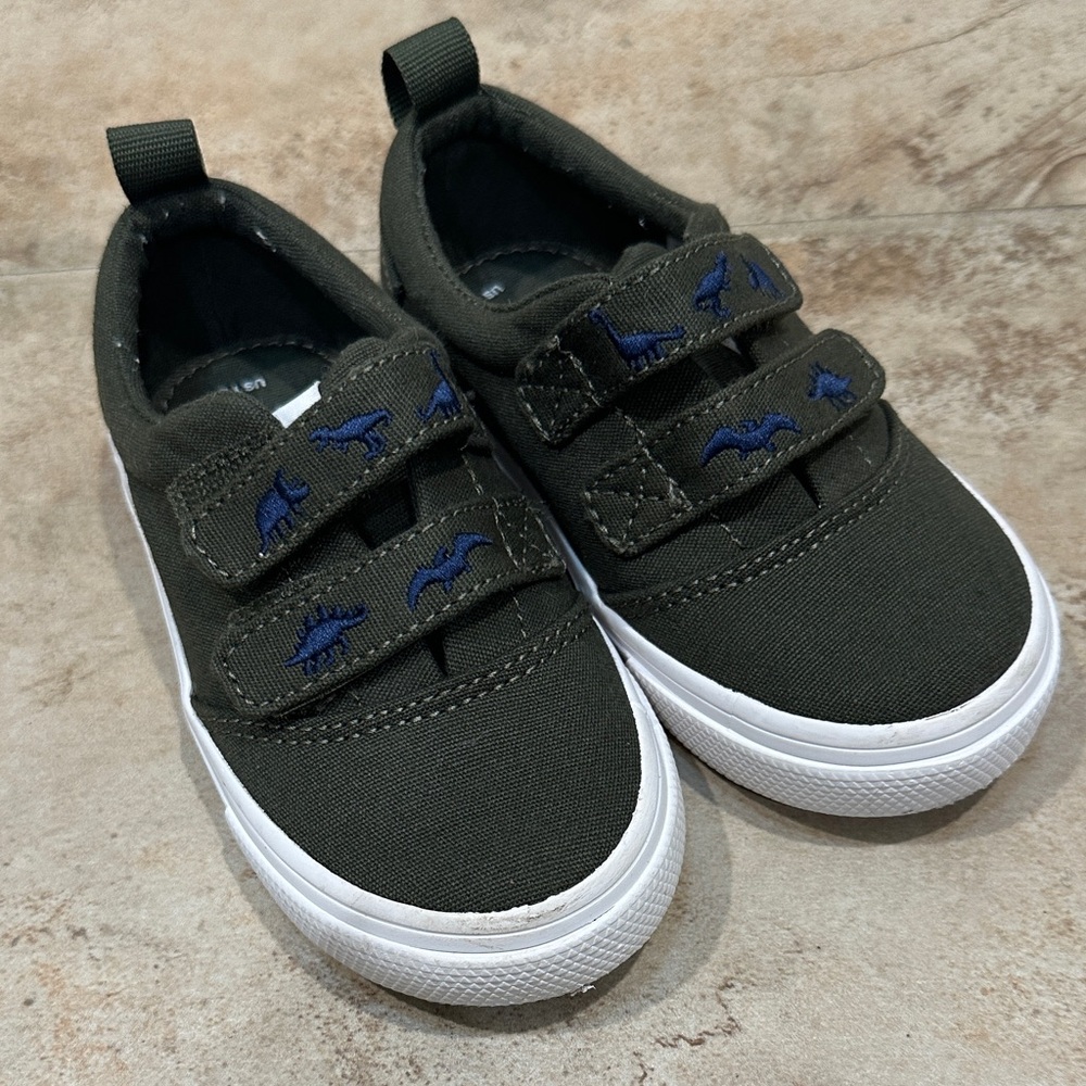 TOMS Toddler Dinosaur Strap Sneakers 8